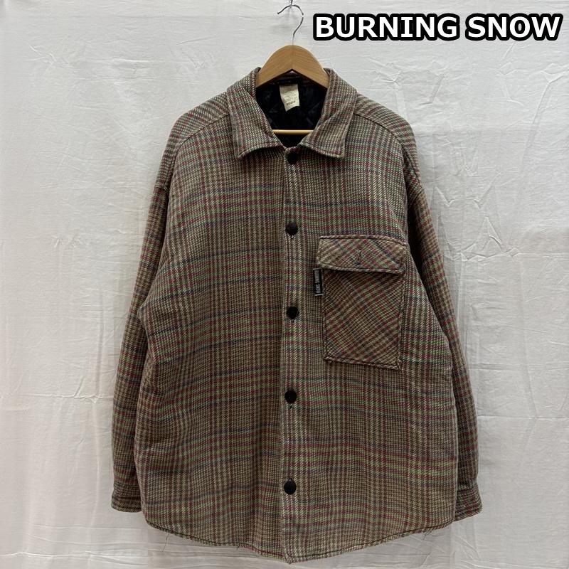 古着 USED ジャケット、上着 ジャンパー、ブルゾン BURNING SNOW BIGGER USA製 チェック柄 フランネル 中綿 シャツ ジャケット - メンズ USED 古着 中古 50149108