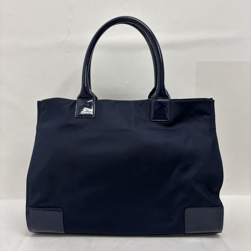 トリーバーチ TORY BURCH ハンドバッグ ハンドバッグ トートバッグ ELLA SMALL TOTE エラ スモール ビックロゴ 紺 / ネイビー / navy レディース USED 古着 中古 50149117