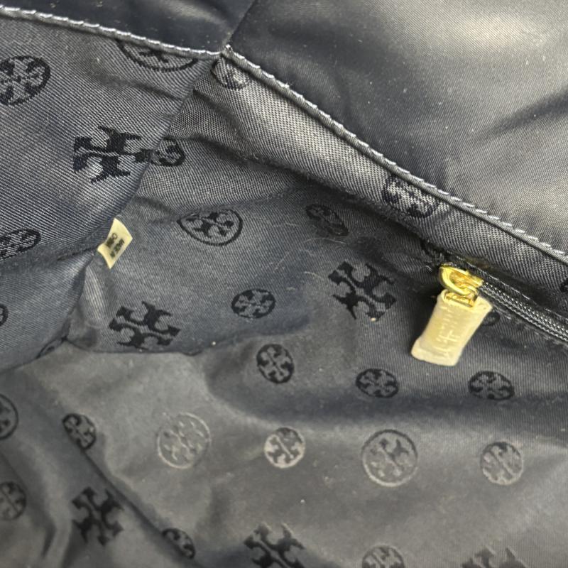 トリーバーチ TORY BURCH ハンドバッグ ハンドバッグ トートバッグ ELLA SMALL TOTE エラ スモール ビックロゴ 紺 / ネイビー / navy レディース USED 古着 中古 50149117