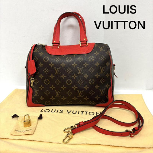 ルイヴィトン LOUIS VUITTON ハンドバッグ ハンドバッグ レティーロPM Retiro PM ハンドバック 2Way M50057 赤 / レッド / red レディース USED 古着 中古 50149119