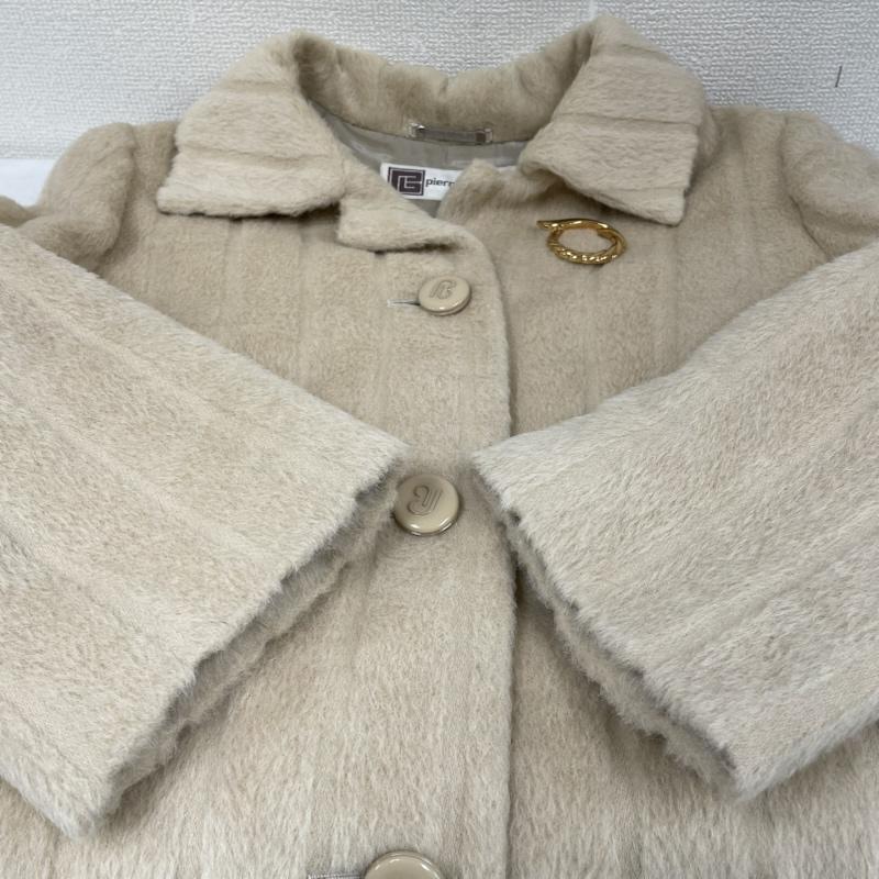 ピエールバルマン PIERRE BALMAIN コート コート一般 チェスター コート ロング ジャケット アルパカ 生地 100% 無地 オフホワイト / オフホワイト / レディース USED 古着 中古 50149122