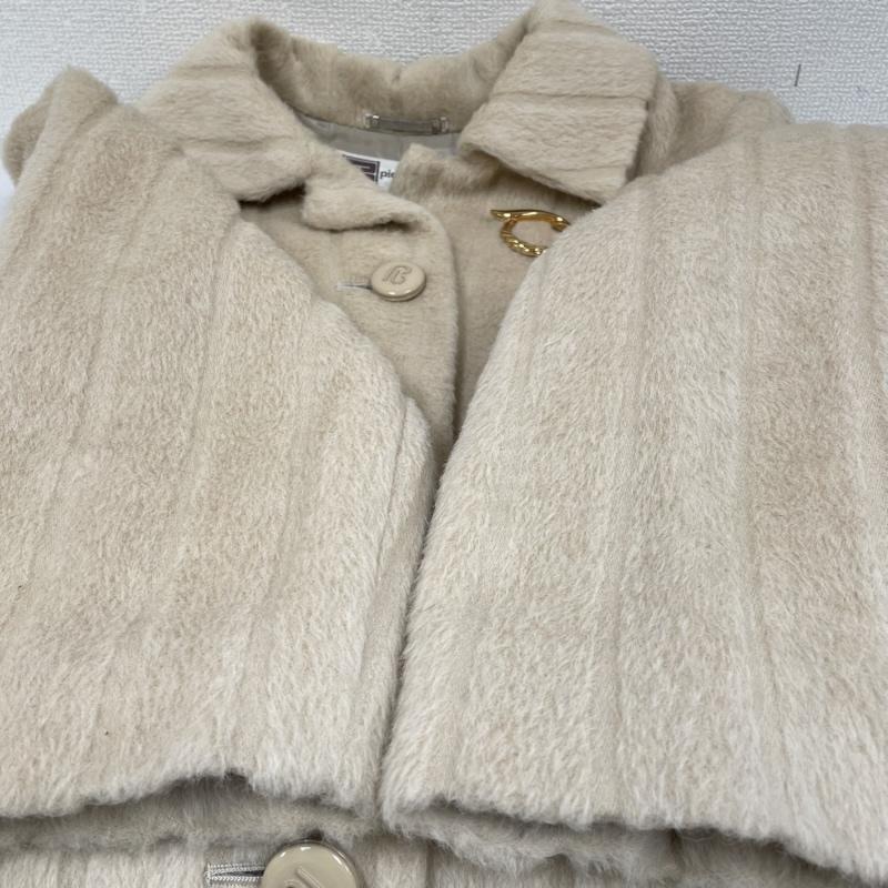 ピエールバルマン PIERRE BALMAIN コート コート一般 チェスター コート ロング ジャケット アルパカ 生地 100% 無地 オフホワイト / オフホワイト / レディース USED 古着 中古 50149122