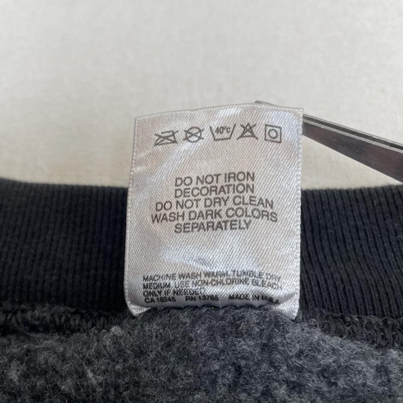 フルーツオブザルーム FRUIT OF THE LOOM トレーナー 長袖 長袖 カレッジ スウェット クルーネック トレーナー ロゴ プリント USA製 XXL ロゴ、文字 X プリント 黒 / ブラック / black メンズ USED 古着 中古 50149138