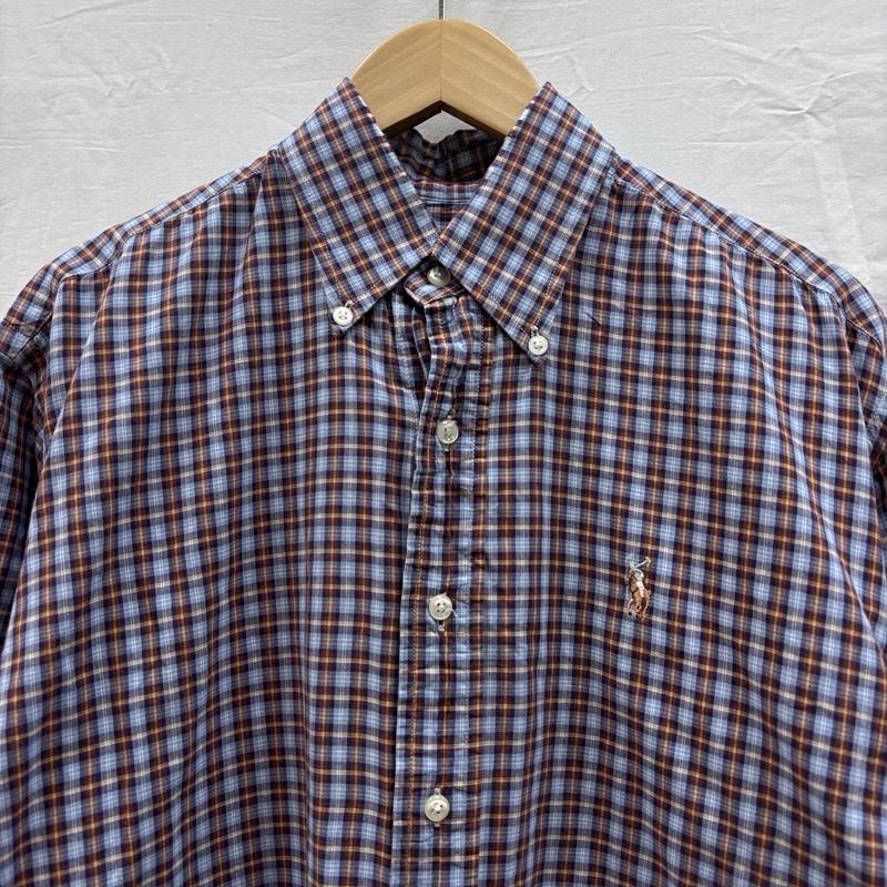 ポロバイラルフローレン Polo by RALPH LAUREN シャツ、ブラウス 長袖 90年代 ビンテージ BLAKE チェック柄 ボタンダウン 長袖 シャツ 90s VINTAGE - チェック メンズ USED 古着 中古 50149144