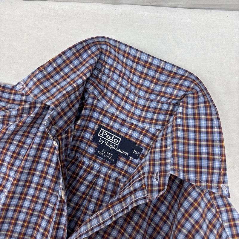 ポロバイラルフローレン Polo by RALPH LAUREN シャツ、ブラウス 長袖 90年代 ビンテージ BLAKE チェック柄 ボタンダウン 長袖 シャツ 90s VINTAGE - チェック メンズ USED 古着 中古 50149144