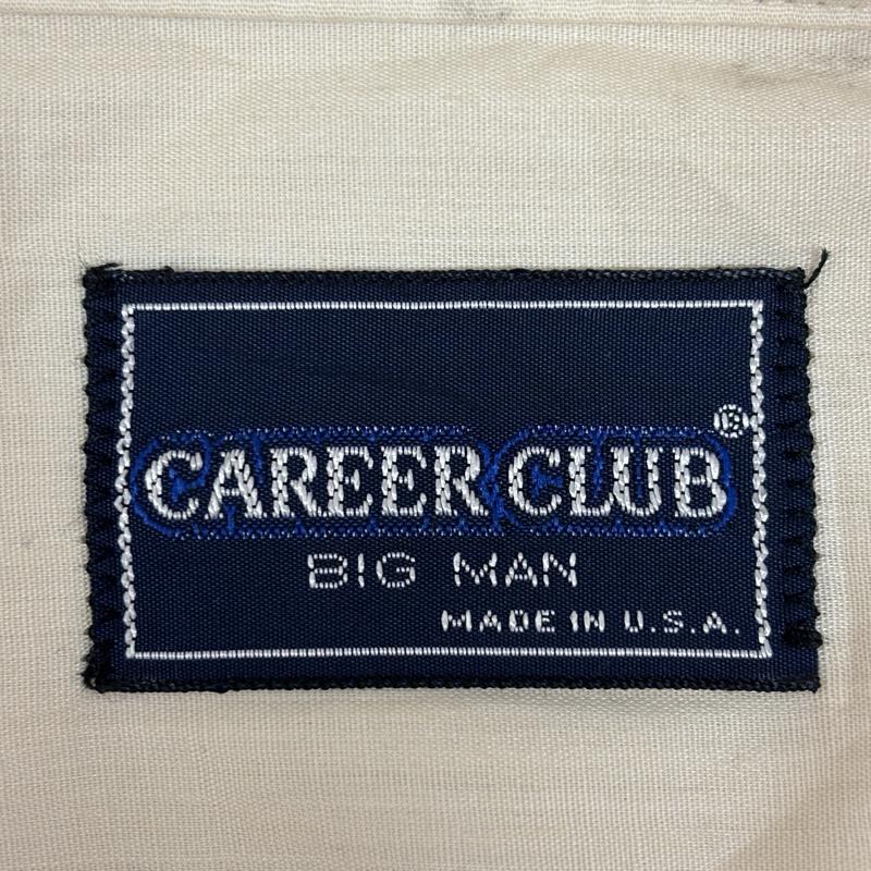 古着 USED シャツ、ブラウス 長袖 CAREER CLUB 70年代 ビンテージ USA製 襟芯入り ビッグサイズ 長袖 シャツ 70s VINTAGE - メンズ USED 古着 中古 50149159