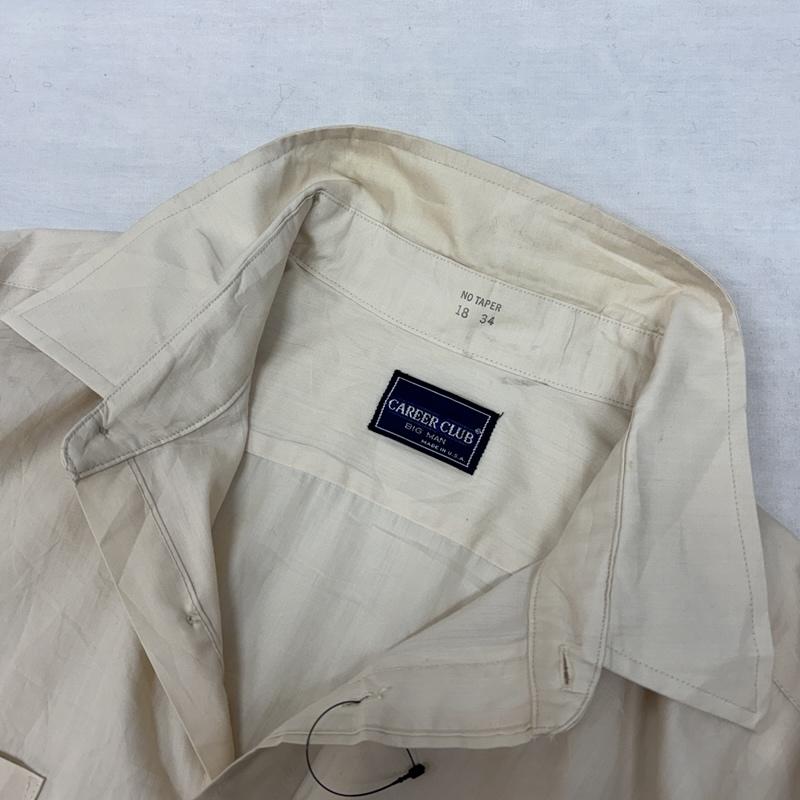 古着 USED シャツ、ブラウス 長袖 CAREER CLUB 70年代 ビンテージ USA製 襟芯入り ビッグサイズ 長袖 シャツ 70s VINTAGE - メンズ USED 古着 中古 50149159
