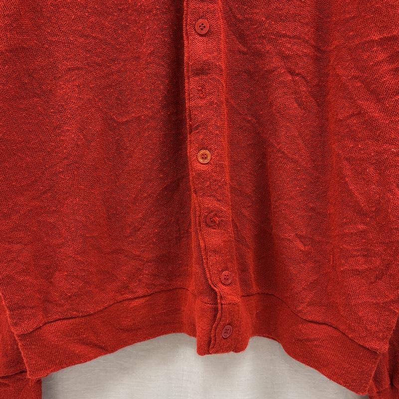 ジャンセン Jantzen カーディガン 長袖 ビンテージ USA製 ニット カーディガン ビッグサイズ - 赤 / レッド / red メンズ USED 古着 中古 50149162