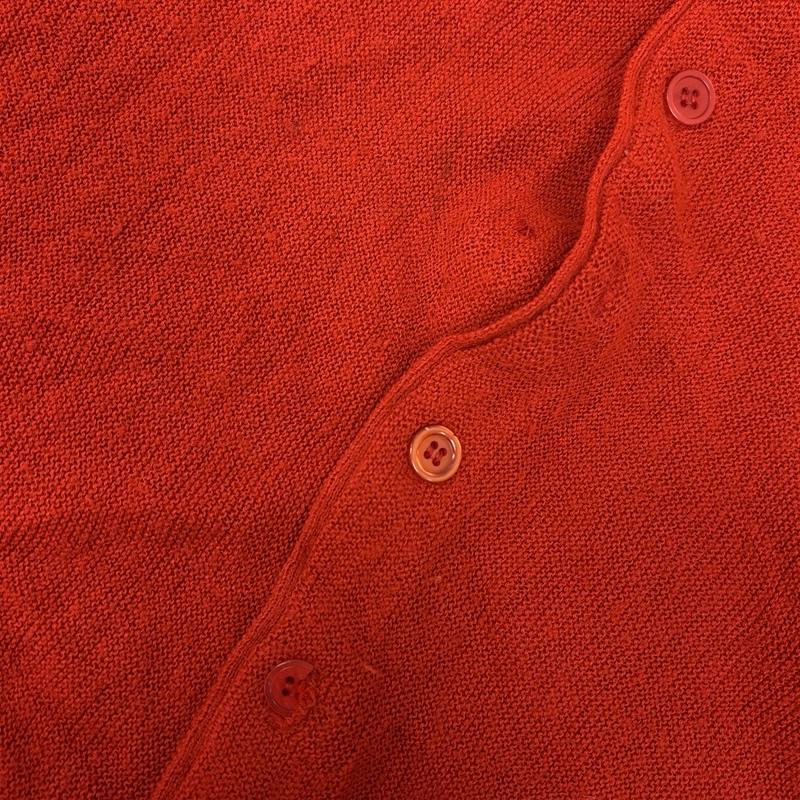 ジャンセン Jantzen カーディガン 長袖 ビンテージ USA製 ニット カーディガン ビッグサイズ - 赤 / レッド / red メンズ USED 古着 中古 50149162