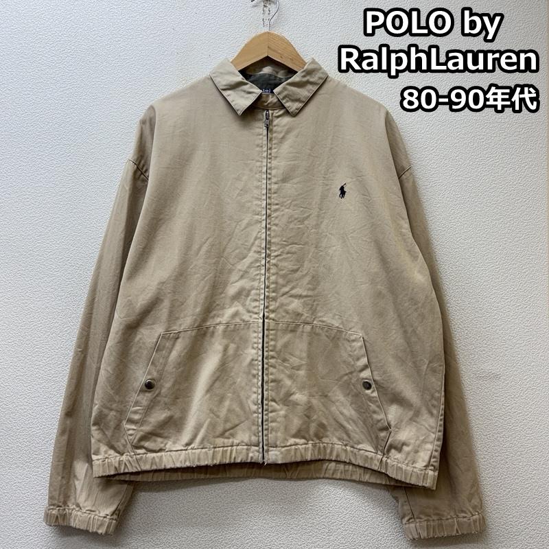 ポロバイラルフローレン Polo by RALPH LAUREN ジャケット、上着 ジャンパー、ブルゾン 80-90年代 ビンテージ マレーシア製 三角タグ チンストラップ ワーク ジャケット 80s 90s VINTAGE M ベージュ / ベージュ / beige メンズ USED 古着 中古 50149175
