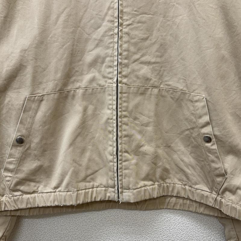 ポロバイラルフローレン Polo by RALPH LAUREN ジャケット、上着 ジャンパー、ブルゾン 80-90年代 ビンテージ マレーシア製 三角タグ チンストラップ ワーク ジャケット 80s 90s VINTAGE M ベージュ / ベージュ / beige メンズ USED 古着 中古 50149175