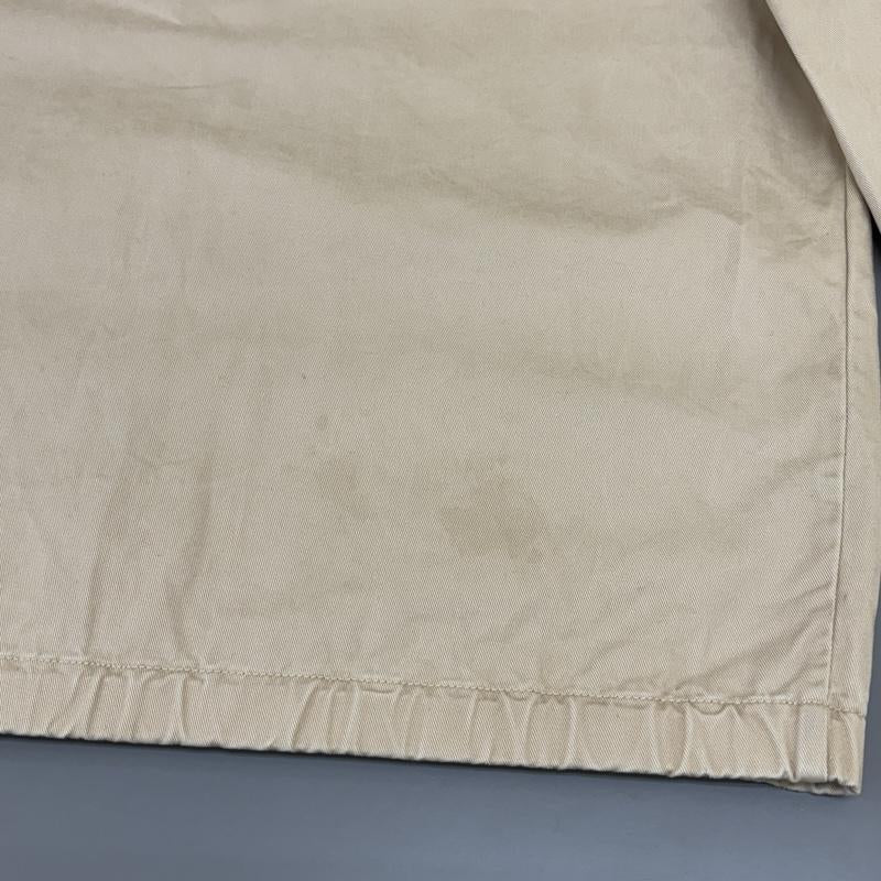 ポロバイラルフローレン Polo by RALPH LAUREN ジャケット、上着 ジャンパー、ブルゾン 80-90年代 ビンテージ マレーシア製 三角タグ チンストラップ ワーク ジャケット 80s 90s VINTAGE M ベージュ / ベージュ / beige メンズ USED 古着 中古 50149175