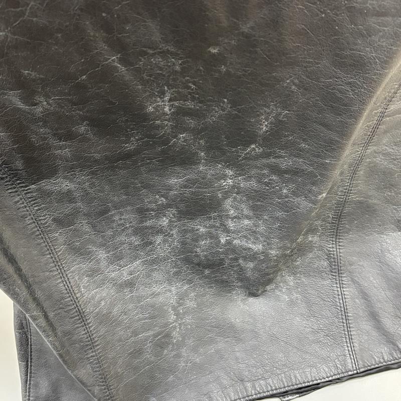 古着 USED ベスト ベスト ACROPOLE ONLY レザー 本革 ジップアップ ベスト - 黒 / ブラック / black メンズ USED 古着 中古 50149181