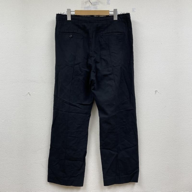 アンユーズド UNUSED パンツ ワークパンツ、ペインターパンツ CUT EASY イージー パンツ ウエスト紐 ツータック UW1095 スラックス 3 無地 黒 / ブラック / black メンズ USED 古着 中古 50149193