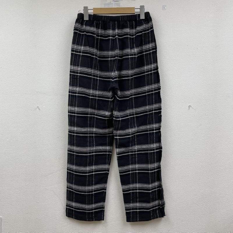 アンユーズド UNUSED パンツ ワークパンツ、ペインターパンツ 18AW Check Easy Pants ストレート パンツ チェック柄 ウエストゴム UW0712 2 チェック 黒 / ブラック / black X 白 / ホワイト / white メンズ USED 古着 中古 50149197