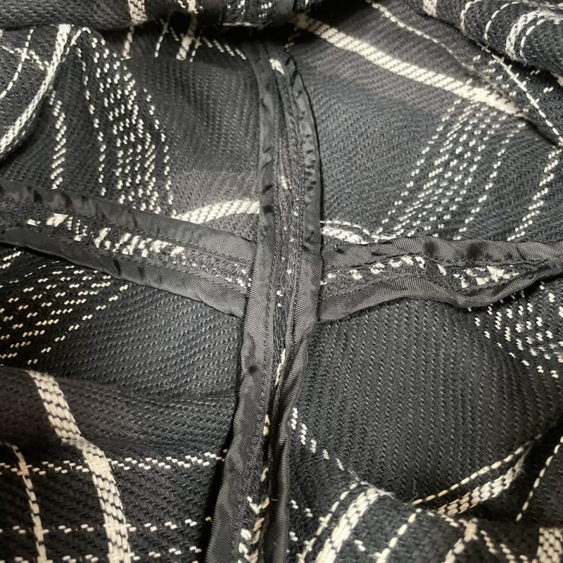 アンユーズド UNUSED パンツ ワークパンツ、ペインターパンツ 18AW Check Easy Pants ストレート パンツ チェック柄 ウエストゴム UW0712 2 チェック 黒 / ブラック / black X 白 / ホワイト / white メンズ USED 古着 中古 50149197