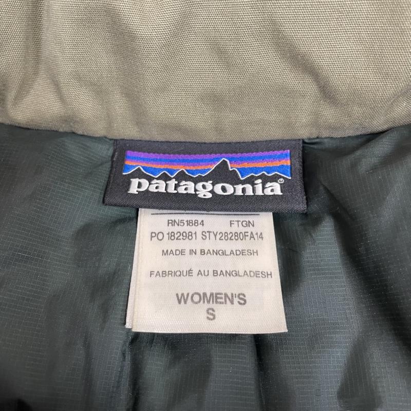 パタゴニア patagonia ジャケット、上着 ダウンジャケット ダウン ジャケット トグルボタン TOGGLE DOWN JACKET 28280FA14 S 無地 カーキ / カーキ / khaki レディース USED 古着 中古 50149207