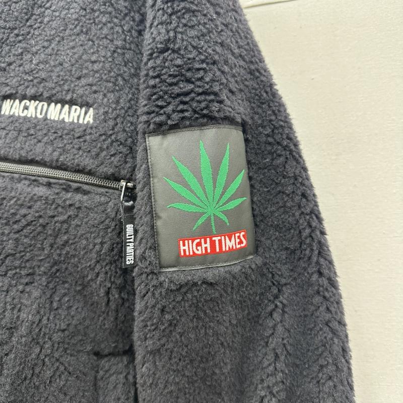 ワコマリア WACKO MARIA ジャケット、上着 ジャンパー、ブルゾン HIGHTIMES BOA FLEECE JACKET ボア フリース ジャケット M 黒 / ブラック / black メンズ USED 古着 中古 50149219