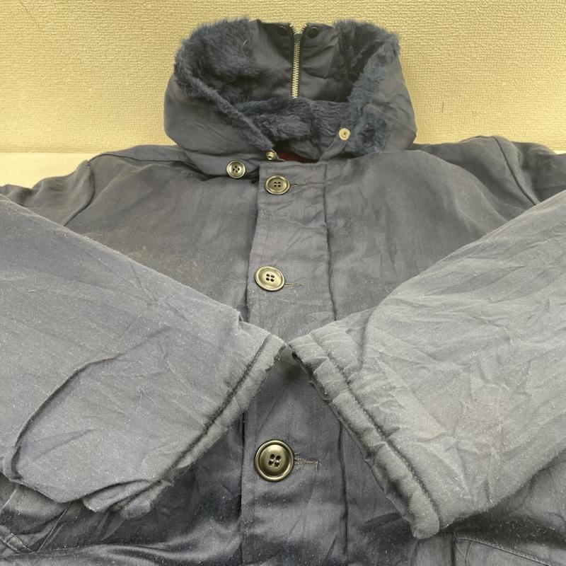 古着 USED ジャケット、上着 ジャンパー、ブルゾン N3B ミリタリー ヴィンテージ ドカジャン ジャケット フルジップ 無地 M 無地 紺 / ネイビー / navy メンズ USED 古着 中古 50149233
