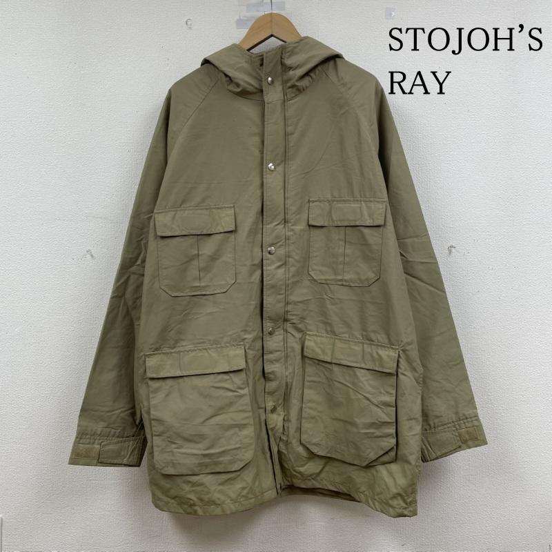 古着 USED ジャケット、上着 ジャンパー、ブルゾン 90s STOJOH S RAY マウンテンパーカー フルジップアップ 無地 スナップボタン フーディ― サイズX-TALL - 無地 ベージュ / ベージュ / beige メンズ USED 古着 中古 50149234