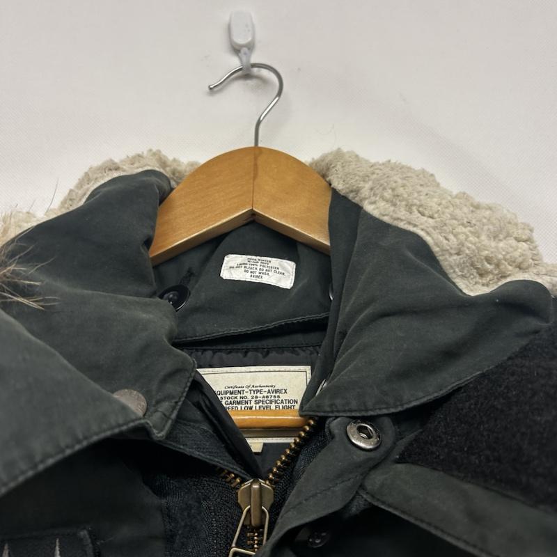 アヴィレックス AVIREX コート コート一般 AVIREX×earth music ecoogy ミニタリーコート S ワンポイント カーキ / カーキ / khaki レディース USED 古着 中古 50149250