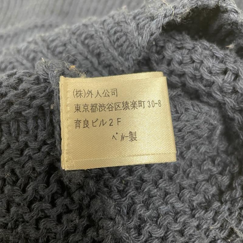ガイジンメイド GAIJIN MADE ニット、セーター 長袖 外人公司 ニット セーター Vネック ロングスリーブ 長袖 コットン 無地 無地 紺 / ネイビー / navy メンズ USED 古着 中古 50149258