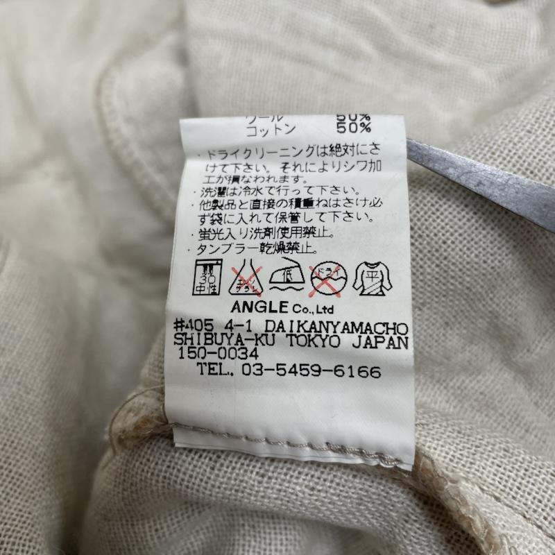 リップヴァンウィンクル ripvanwinkle ジャケット、上着 ジャケット、ブレザー ダメージ加工 ウール コットン 1B ニット ジャケット イージー テーラード 3  ベージュ / ベージュ / beige メンズ USED 古着 中古 50149269