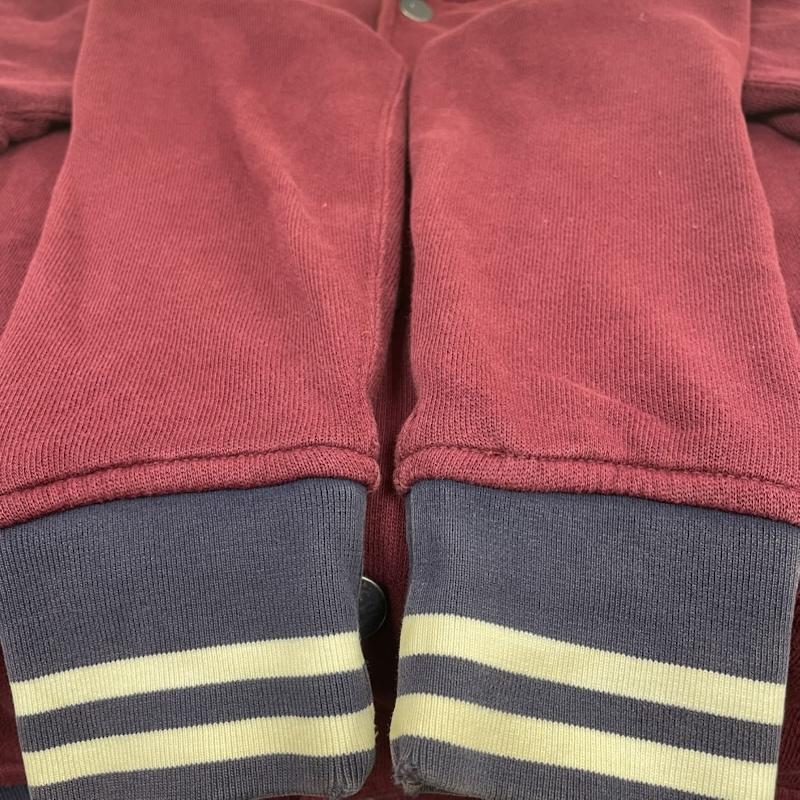 ポロバイラルフローレン Polo by RALPH LAUREN ジャケット、上着 ジャンパー、ブルゾン サーマルライニング スウェット スタジャン スタジアム ジャンパー P刺繍 パッチ S ロゴ、文字 X 刺繍 えんじ / ワインレッド / dark red メンズ USED 古着 中古 50149289