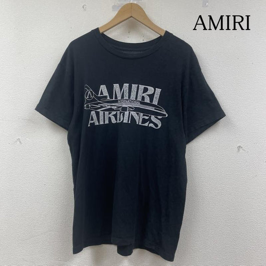 アミリ AMIRI Tシャツ 半袖 ブラック 半袖 Tシャツ ロゴ プリント 02-231-13-080154 44 ロゴ、文字 X プリント 黒 / ブラック / black メンズ USED 古着 中古 50149300