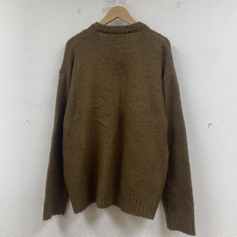 シックスティエイトアンドブラザーズ 68&brothers カーディガン 長袖 アクリル カーディガン ニット 長袖 ボタン セーター L 無地 茶 / ブラウン / brown メンズ USED 古着 中古 50149308