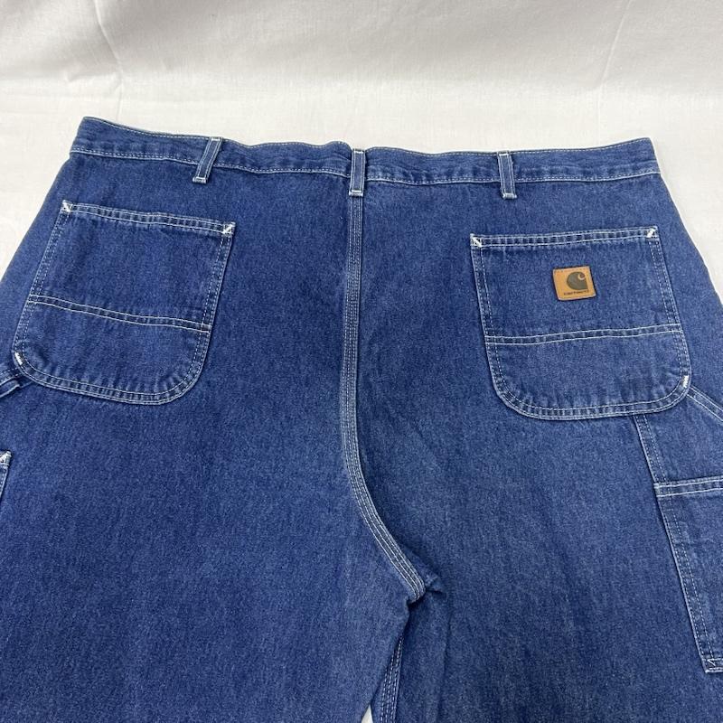 カーハート Carhartt パンツ デニム、ジーンズ ペインターパンツ デニムパンツ ジーパン ブルー メキシコ製 W44 L32 44インチ 無地 X ワンポイント 青 / ブルー / blue メンズ USED 古着 中古 50149324