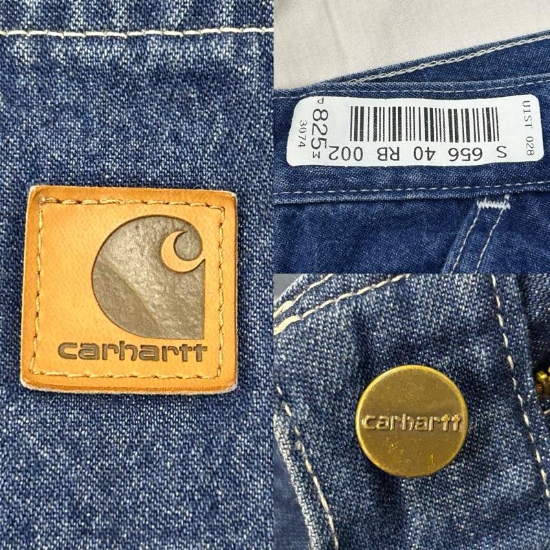 カーハート Carhartt パンツ デニム、ジーンズ ペインターパンツ デニムパンツ ジーパン ブルー メキシコ製 W44 L32 44インチ 無地 X ワンポイント 青 / ブルー / blue メンズ USED 古着 中古 50149324
