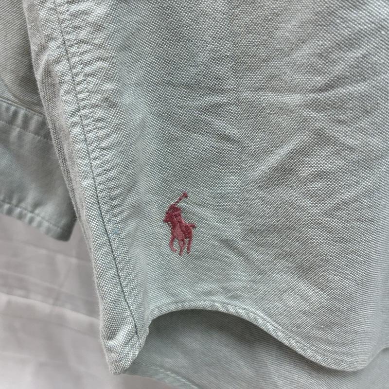 ラルフローレン RALPHLAUREN シャツ、ブラウス 長袖 90年代 ビンテージ マレーシア製 The Big Oxford オックスフォード ボタンダウン シャツ 裾ポニー 90s L メンズ USED 古着 中古 50149329