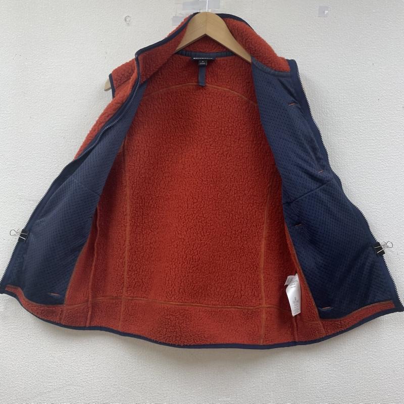 パタゴニア patagonia ベスト ベスト レトロ パイル ベスト 22825FA17 フリース ジャケット ロゴ 刺繍 朱色 S ロゴ、文字 X 刺繍 赤 / レッド / red レディース USED 古着 中古 50149332