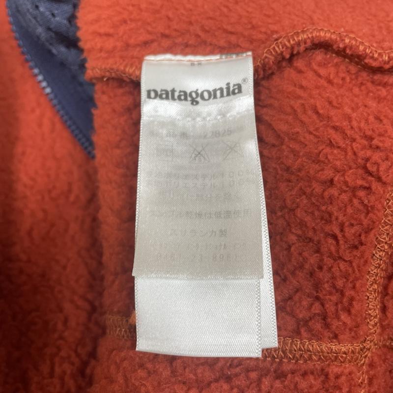 パタゴニア patagonia ベスト ベスト レトロ パイル ベスト 22825FA17 フリース ジャケット ロゴ 刺繍 朱色 S ロゴ、文字 X 刺繍 赤 / レッド / red レディース USED 古着 中古 50149332
