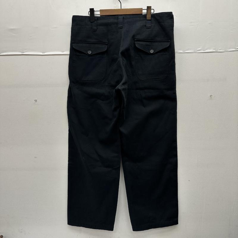 ワイズフォーメン Y s for men パンツ チノパン コットン ワイド テーパード チノ パンツ MI-P13-022 S 黒 / ブラック / black メンズ USED 古着 中古 50149337