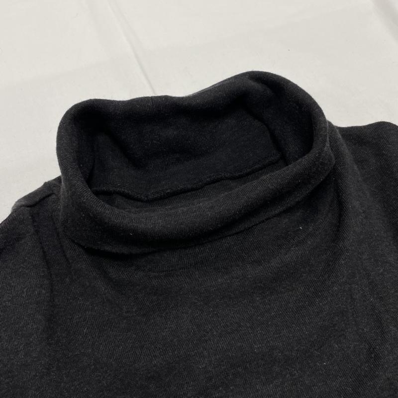 古着 USED ワンピース ロングスカート 根々 石見銀山 群言堂 タートルネック ハイネック 長袖 タック ロング ワンピース コットン - 無地 チャコールグレー / チャコールグレー / レディース USED 古着 中古 50149338