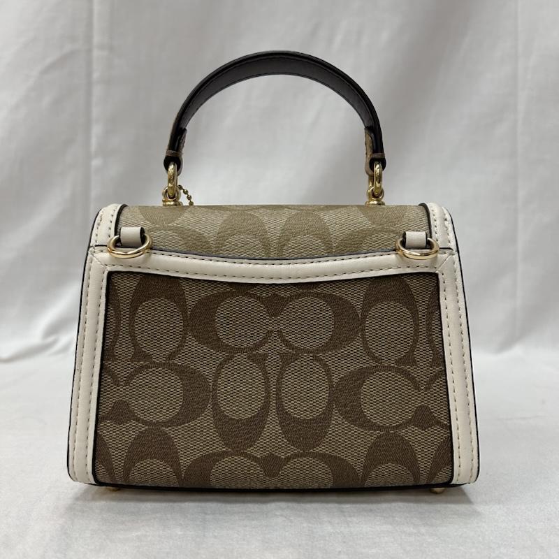 コーチ COACH ショルダーバッグ ショルダーバッグ MICRO TILLY SATCHEL 2way ショルダーバッグ D2081-3079 - ベージュ / ベージュ / beige レディース USED 古着 中古 50149361