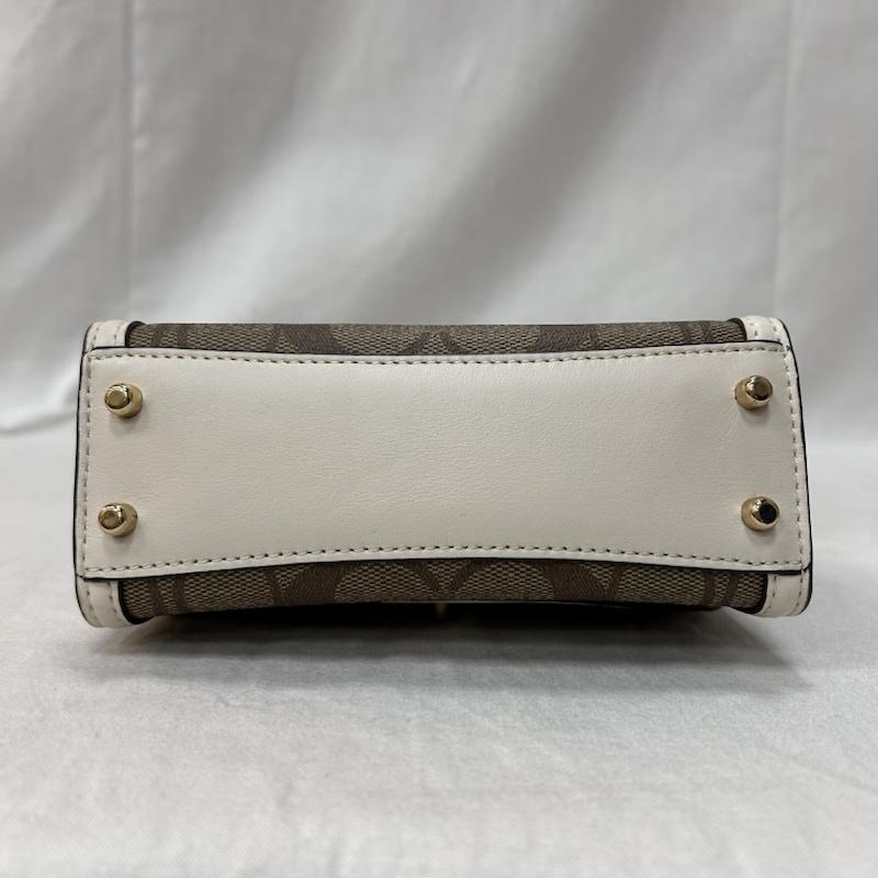 コーチ COACH ショルダーバッグ ショルダーバッグ MICRO TILLY SATCHEL 2way ショルダーバッグ D2081-3079 - ベージュ / ベージュ / beige レディース USED 古着 中古 50149361