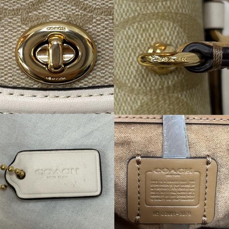 コーチ COACH ショルダーバッグ ショルダーバッグ MICRO TILLY SATCHEL 2way ショルダーバッグ D2081-3079 - ベージュ / ベージュ / beige レディース USED 古着 中古 50149361