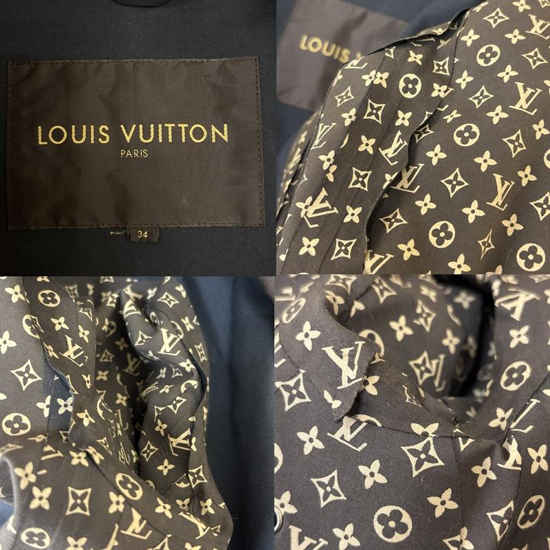 ルイヴィトン LOUIS VUITTON コート トレンチコート モノグラム マッキントッシュ トレンチ コート スコットランド製 34 ロゴ、文字 レディース USED 古着 中古 50149380
