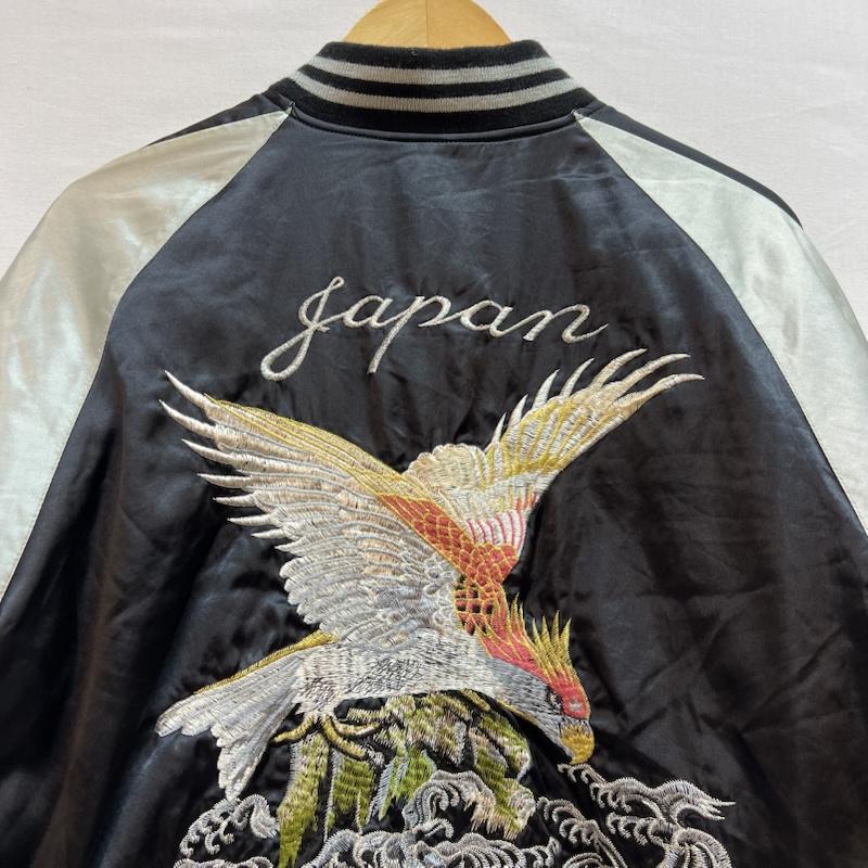 ホシヒメ HOSHIHIME ジャケット、上着 ジャンパー、ブルゾン 鷹 和柄 刺繡 スカジャン FREE 黒 / ブラック / black メンズ USED 古着 中古 50149391