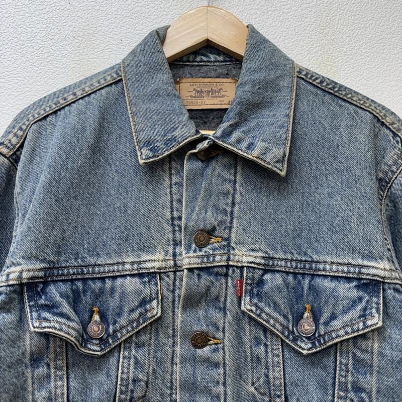 リーバイス Levi s ジャケット、上着 ジャンパー、ブルゾン 70505-03 USA製 90s 1994年 ブランケットライナー トラッカー デニムジャケット ボタン裏715 38 メンズ USED 古着 中古 50149403