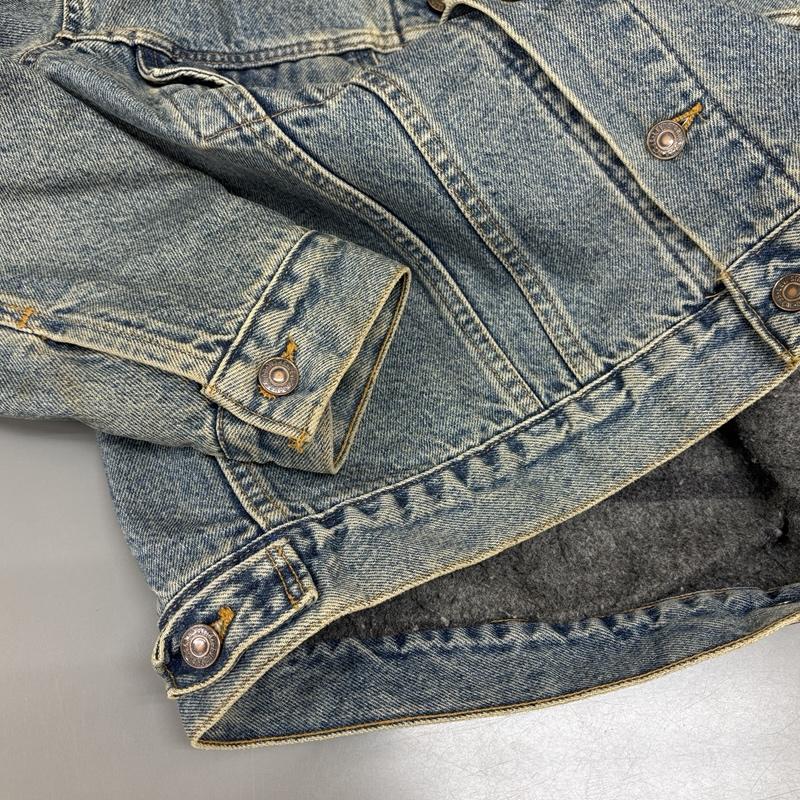 リーバイス Levi s ジャケット、上着 ジャンパー、ブルゾン 70505-03 USA製 90s 1994年 ブランケットライナー トラッカー デニムジャケット ボタン裏715 38 メンズ USED 古着 中古 50149403