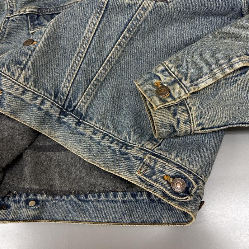 リーバイス Levi s ジャケット、上着 ジャンパー、ブルゾン 70505-03 USA製 90s 1994年 ブランケットライナー トラッカー デニムジャケット ボタン裏715 38 メンズ USED 古着 中古 50149403