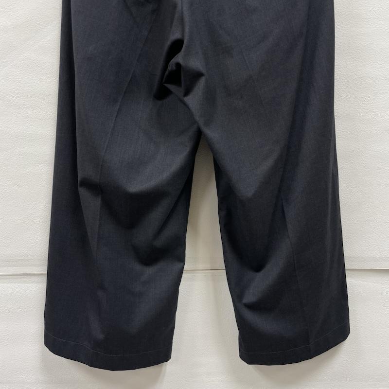 メゾンスペシャル MAISON SPECIAL パンツ スラックス 23AW イタリアン アーミ ーモーターサイクル パンツ タック ワイド ユニセックス 11241461501 0 無地 ダークグレー / ダークグレー / メンズ USED 古着 中古 50149408