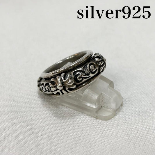 ＵＳＥＤ古着 USED/古着 アクセサリー 指輪 クロストライバルロールリング 回転式 SILVER RING SV925 シルバー925 16号 - 銀 / シルバー / silver color メンズ USED 古着 中古 50149412