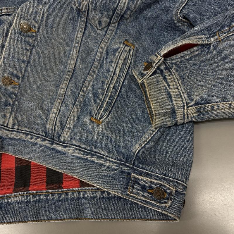 リーバイス Levi s ジャケット、上着 ジャンパー、ブルゾン 70417-4891 USA製 80s ボタン裏527 フランネルライナー デニムジャケット M メンズ USED 古着 中古 50149421