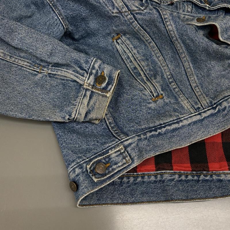リーバイス Levi s ジャケット、上着 ジャンパー、ブルゾン 70417-4891 USA製 80s ボタン裏527 フランネルライナー デニムジャケット M メンズ USED 古着 中古 50149421
