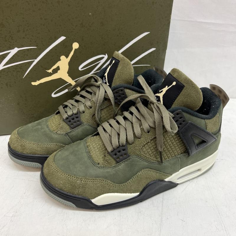ナイキ NIKE スニーカー スニーカー AIR JORDAN 4 CRAFT エアジョーダン OLIVE FB9927-200 28.0cm メンズ USED 古着 中古 50149428